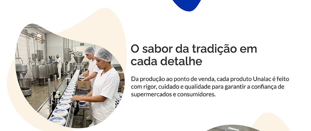 Linha de produtos Unalac